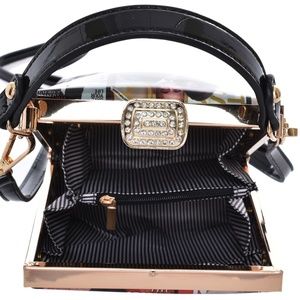 Michelle Obama Bags - Michelle Obama Hologram Magazine Print Messenger Michelle Obama Bags - Michelle Obama Hologram Magazine Print Messenger